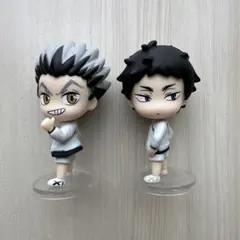 ハイキュー!!ガチャガチャ＊フィギュア＊木兎・赤葦