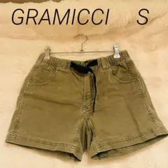 【GRAMICCI】グラミチ クライミングパンツ ショーツ S カーキ ガゼット