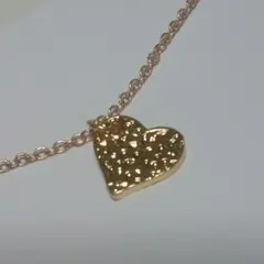 ネックレス　ハート　ゴールド