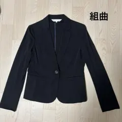 KUMIKYOKU ブラック テーラードジャケット サイズ2