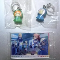 学園アイドルマスター　葛城リーリヤ　紫雲清夏　めじるしアクセサリー　ウエハース