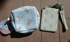 ブルーブルーエ クマ柄パスケース