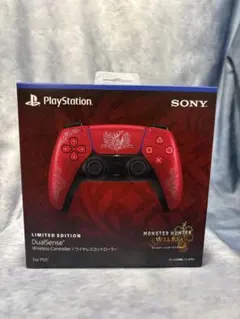 新品未使用 モンスターハンター ワイルズ 限定版 コントローラー PS5 赤