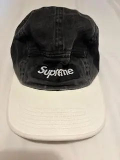 Supreme Pigment 2-Tone Camp Cap 24ss 黒/白