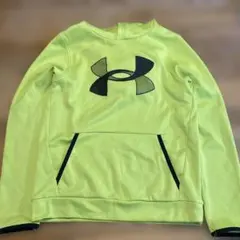 Under Armour フード付きパーカー 蛍光グリーン 150