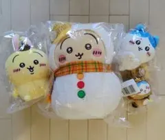 ちいかわ ぬいぐるみマスコットセット エニマイくじ&サンリオ うさぎ ハチワレ