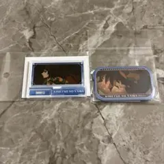 鬼滅の刃　冨岡義勇　缶バッジ　アクリルスタンド