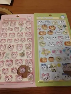 ちいかわの3D立体ステッカー2枚セット