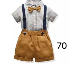 男の子 フォーマルスーツ 半袖シャツ ショーツ紳士風 入園式 キッズスーツ