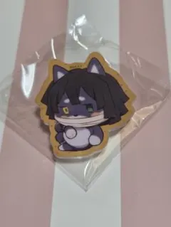 鬼滅の刃　バレンタイン&ホワイトデー　アニマルクッキーバッジ　伊黒小芭内