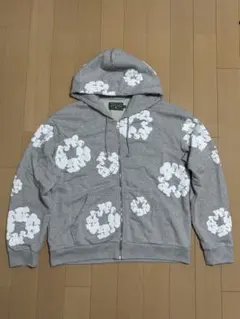 DENIM TEARS Cotton Wreath Zip Hoodie M