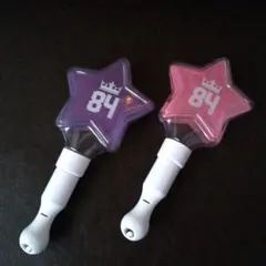 ハジ→　星型ペンライト　ピンク＆紫　セット　カップル