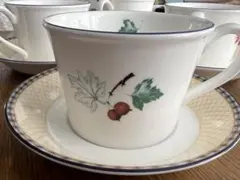 ウェッジウッド　フルーツシンフォニー　ティーカップ&ソーサー　4セット