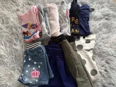 女の子服10点セット(半袖長袖)100/110cm