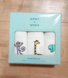 新品☆aden + anais ウォッシュクロス3枚セット