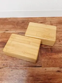 OHplus 竹製 ヨガブロック 2個セット