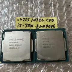 C4755 인텔 CPU i5-7500 E3-1240V6 2 디스크 세트