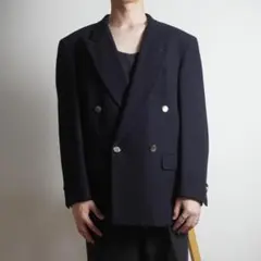 LANVIN ダブルブレストテーラードジャケット ブラック/BZ204のサムネイル