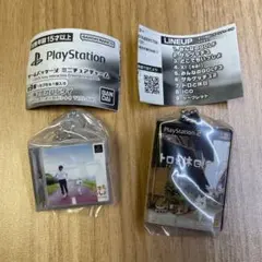 PlayStation ゲームパッケージ ミニチュアチャーム どこいつ2点セット