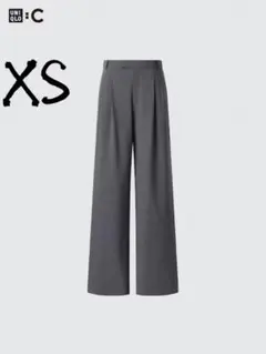 【極美品】UNIQLO C タックワイドストレートパンツ 2本セット