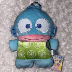 サンリオ フルーツポンチ柄 がま口ポーチ ぬいぐるみ ハンギョドン タイトー限定