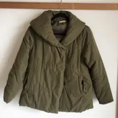 サマンサモスモス　オリーブ色 ダウンジャケット