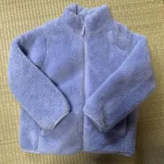 UNIQLO 薄紫 フリースジャケット 120