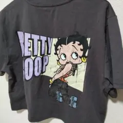 ベティ　Tシャツ　ダークグレー　BETTY BOOP