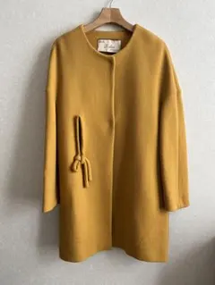 【美品】D-due ノーカラーコート