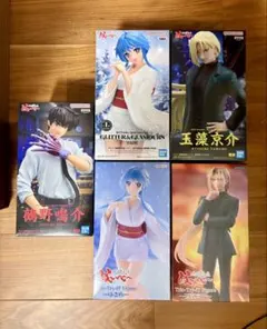 新品未開封　地獄先生ぬ〜べ〜 フィギュア 鵺野鳴介 ゆきめ 玉藻京介 5点セットのサムネイル