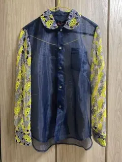 コムデギャルソン COMME des GARÇONS シースルー　ブラウス　丸襟のサムネイル