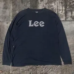 【美品】Lee リー ビッグロゴ 長袖Tシャツ ロンT 古着　アメカジ バイカーのサムネイル