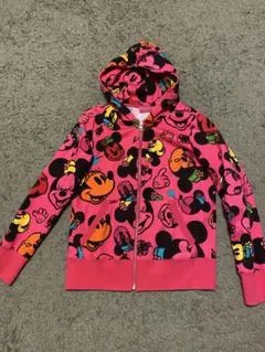 東京ディズニーリゾート パーカー 総柄 Disney