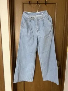 ROSIEEライトブルー ワイドレッグデニム