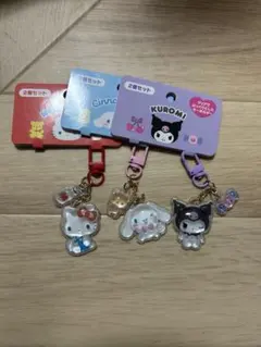 【新品未使用】サンリオ キーホルダー　ぷっくり　 3点まとめセット　アクリル