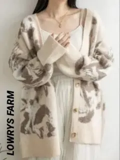 【LOWRYS FARM】キモウガラカーディガン