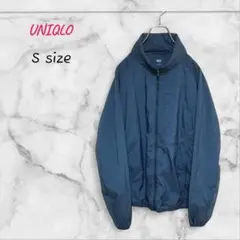 UNIQLO ブルゾン ジップアップ Mサイズ ネイビー 羽織