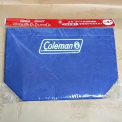 Coca-Cola×Coleman　フェルトトート　ブルー　１点