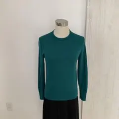 UNIQLOターコイズ ニット 長袖セーターＳサイズ