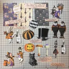U2 アリス ハロウィン コラージュ素材 約20枚 限定品