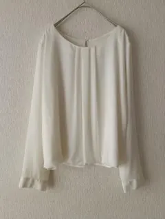 ナチュラルビューティーベーシック　　長袖ブラウス Lサイズ