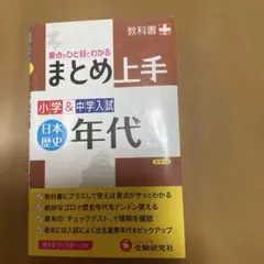 小学&中学入試 まとめ上手 日本歴史年代 要点がひと目でわかる