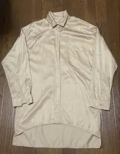 MM6 margiela マルジェラ ベージュ ゴールド シャツ ワンピースのサムネイル