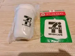 セブンイレブン　Happyくじ　ぬいぐるみチャームとラバーコースターのセット