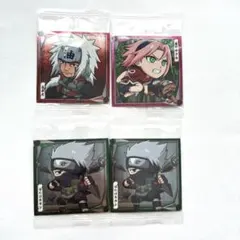 ナルトウエハース　シール　ステッカー　自来也　カカシ　サクラ