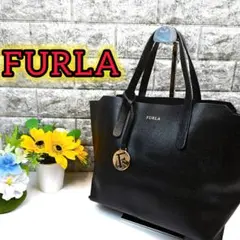 【美品】FURLA フルラ トートバッグ ブラック