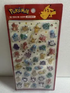 ポケモン バブルステッカー ボンボンドロップ シール 韓国限定 公式