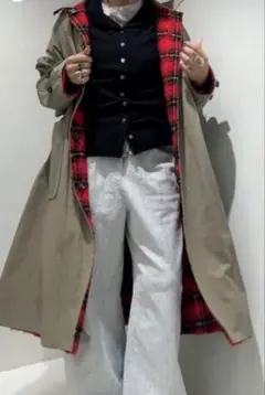 ま*ん様 オーラリー auralee ガンクラブチェック コート 齋藤飛鳥さん着 ま*ん様 オーラリー auralee ガンクラブチェック コート 齋藤飛鳥さん