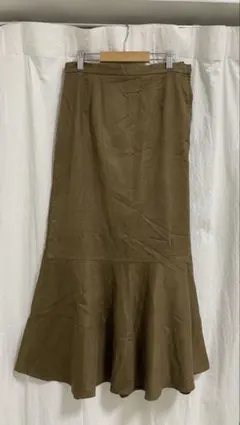 ローリーズファーム　スエードマーメイドスカート ブラウン