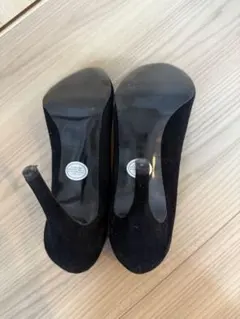 極美品セブントゥエルブサーティーン36.5 黒 スエード ハイヒール